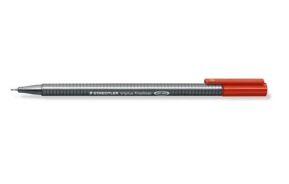 772616   Fiberpenn STAEDTLER triplus 0,3mm r&#248;d 